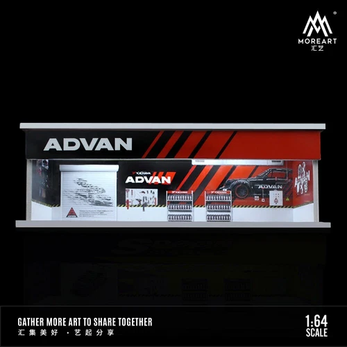 1/64 Diorama Car Garage Model LED Lighting Repair Workshop Scene Display Model - Picture 23 of 60