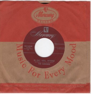 Carlisles - Is Zat You, Myrtle / Something Different 7'' 45