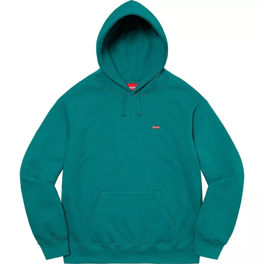 BRAND NEW Supreme Enamel Small Box Hooded Sweatshirt Enamel Dark Teal size XL
