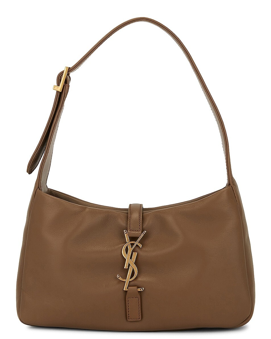 【関税＆送料込み】Saint Laurent Bo Mng Le 5A7 Queens Calf Saint Laurent Ysl M.Bag Hobo 5A7 Queens Calf in Brown | Lyst