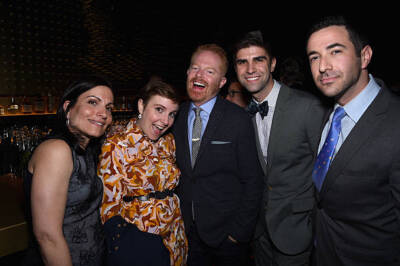 Esther Fein Lena Dunham Jesse Tyler Ferguson Justin Mikita Ari Mel - Old Photo
