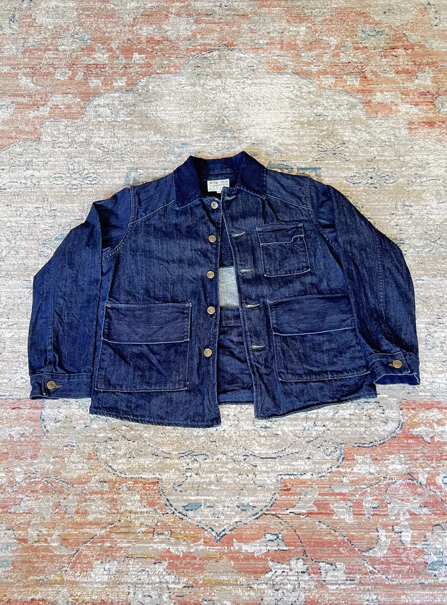 Vintage Imogene + Willie Handcrafted Made in USA Blue Denim Jacket Sz Small - product detail image 1
