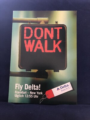 Delta Loves N.Y. Postkarte, Neu, Delta Airlines