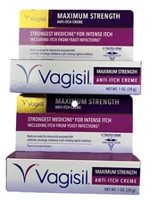 Vagisil Anti-Itch Creme Maximum Strength 1oz ( 2 pack ) --