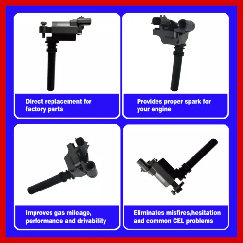 8PC Ignition Coil UCR293 For Dodge Magnum Durango Jeep Grand Cherokee 5.7L V8 - Picture 5 of 7