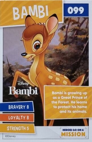 Sainsburys Disney HEROES ON A MISSION Single Cards 2021 (Select your card!) - Foto 109 di 154
