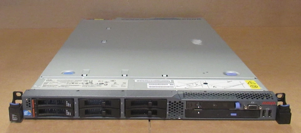IBM Avaya 7946-AC1 6-Bay Quad-Core Xeon E5520 2.26GHz 292GB 4GB 1U Rack Server - Image 2 of 4