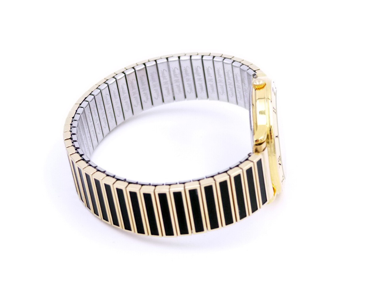 TIME 34MM Gold-tone Stainless Steel Japanese Quartz Ladies 