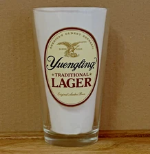 NEW ~ YUENGLING Pint Glass ~ Traditional LAGER ~ America's Oldest Brewery
