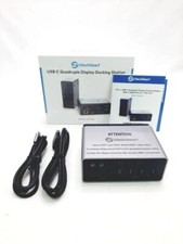UtechSmart 19 in 1 Quadruple Monitor Display Laptop USB C Docking Station 100WPD