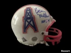 Houston Oilers Mini Helmet Signed By HOFer Bruce Matthews!  Tennessee Titans