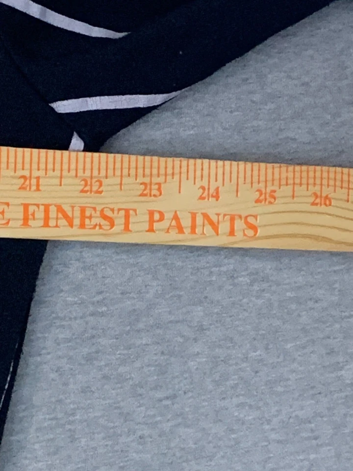 Boohoo Sudadera con Capucha Para Hombre Mediana Pullover Sudadera Rayas Negra Manga Larga Pequeña Foto 4 de 4