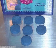 Elk Master Pool Cue Tips 10mm Qty 7 tips NEW 