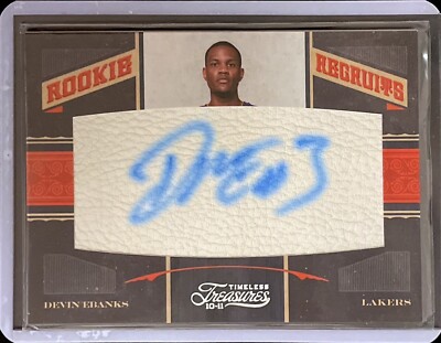 Devin Ebanks Auto - 2010-11 Panini Timeless Treasures - Rookie - Numbered /299