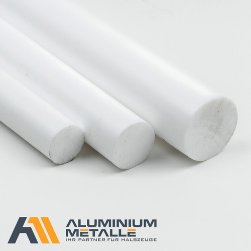 PTFE Rundstab Ø 20mm Teflon natur Länge wählbar Rundmaterial rund Kunststoff - Afbeelding 3 van 4