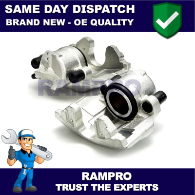 Rampro 2x Brake Calipers Front Fits Audi A4 (B6 / B7) 1.9 TDI