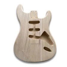 Electric Guitar Body Paulownia Wood SSS Pickups Bolt on Heel For Replacement