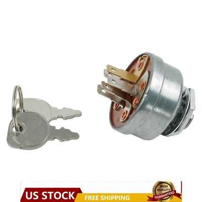 Interruttore Accensione Con Chiave Per Trattorini Hustler 045898 E Husqvarna 532158913
