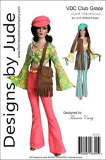 VDC Good Vibrations, Doll Clothes Sewing Pattern for 16.5" RTB101 Dolls Tonner