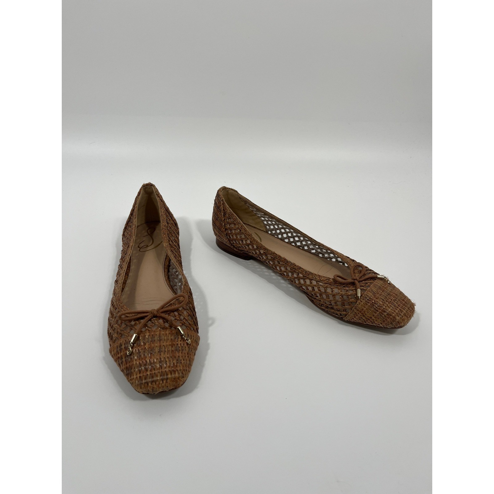Womens Ballet Flats 10 Brown Bow Chic Minimalist Neutral Capsule Euro Summer