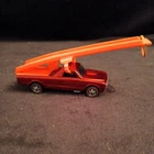 1968 Hot Wheels Redline Magenta Custom Fleetside Sky Show Mattel w/Ramp