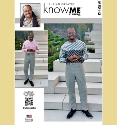 Know Me Julian Collins Pattern ME2113 Mens Shirt Pants Chest 44-50 W 39-46 Uncut