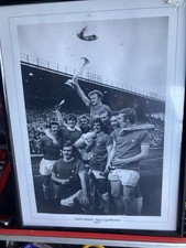 Leeds Utd  Print. Of Team Squad Winning Inter Cities Fair Cup    Celebrating