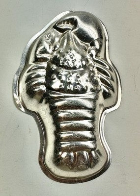 Vintage Lobster Mold Jello Cake Chocolate Sugar Aluminum Metal Kitchen Wall Deco
