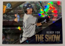 2019 Bowman Ready for the Show Chrome Keston Hiura  Atomic Refractor /150