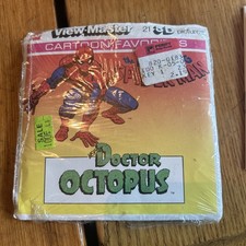 1979 THE AMAZING SPIDER-MAN VERSUS DOCTOR OCTOPUS VIEW-MASTER COMIC CARTOON PACK