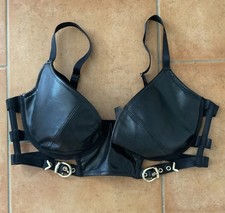 Schwarzer Dessous-BH 90D mit Bügel, Polyeste...