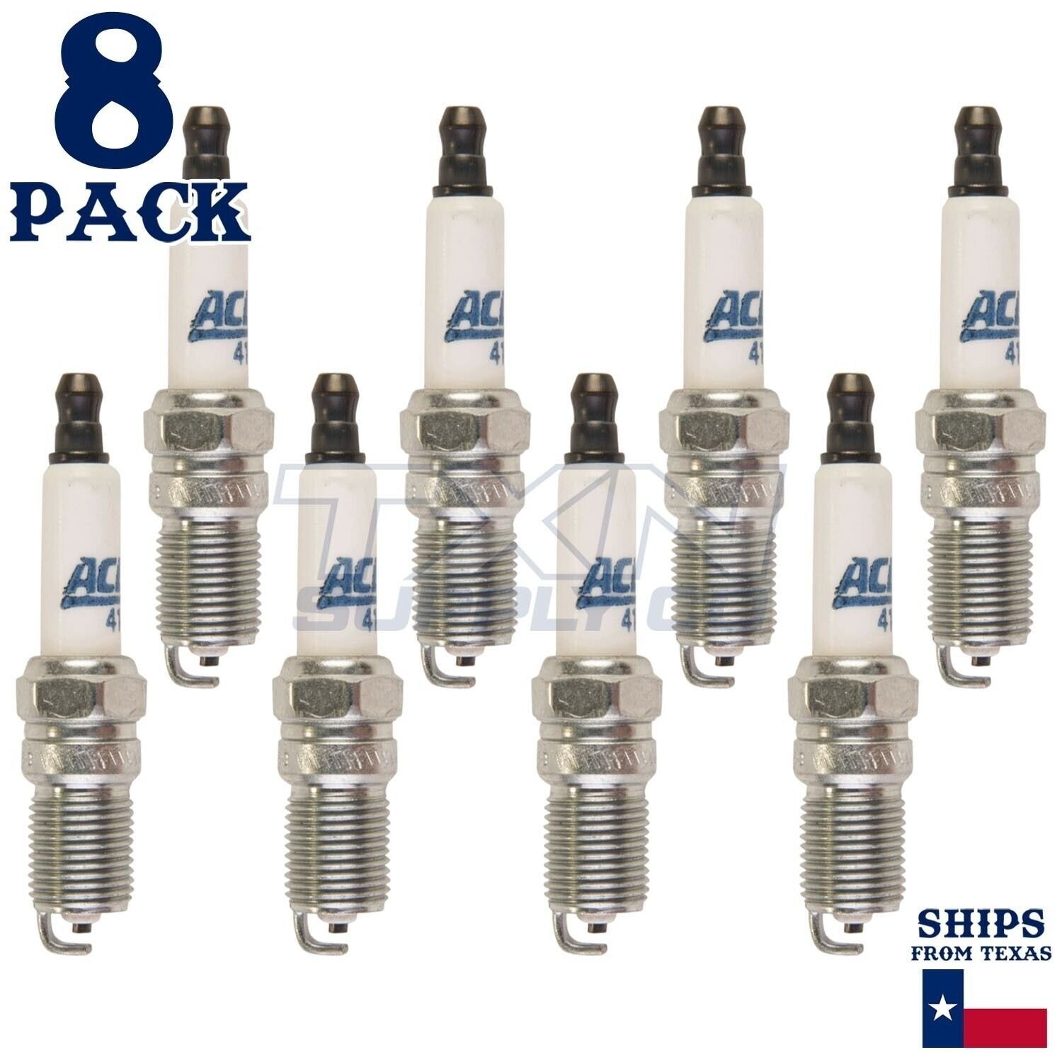 8 Pack ACDelco Double Platinum Spark Plugs 2000-2001 for Ford Fairmont 5.0L