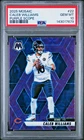 2025 Panini Mosaic Caleb Williams #22 Purple Scope Prizm PSA 10 POP 1 Bears