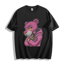 Gender-Neutral Cool Pink Panther Graphic T-Shirt