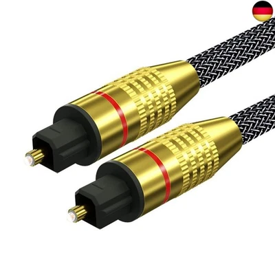 UNNDERWISS optical audio cable toslink kabel optisches audiokabel 2m AC3- und