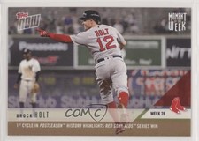 2018 Topps Now Moment of the Week /451 Brock Holt #MOW-28 6d7