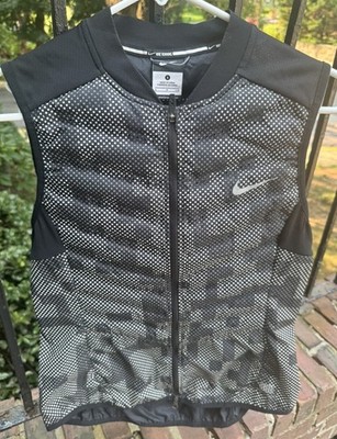 Nike Aeroloft 800 3M Vest Womens S Insulated Running Reflective Down