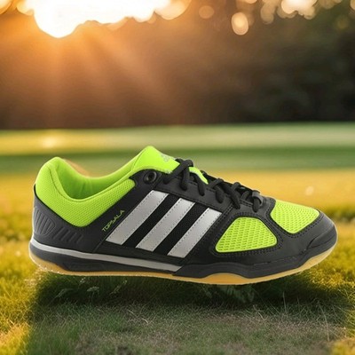 Adidas Top Sala X vs X Indoor soccer shoes.  Size 10 men\'s Adidas Top Sala Competition Indoor Soccer Shoes Futsal Blue  main image 4