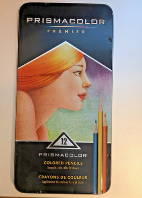 Prismacolor Premier Colored Pencils Smooth Rich 12 Piece Tin ***READ FLAW