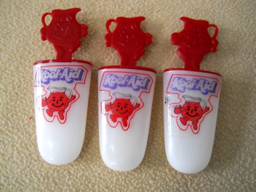 3 Vintage Kool Aid Freeze Popsicle Molds