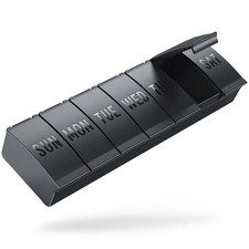 Barhon Pill Organizer Large, Weekly Medicine Pill Organizers, 7 Day Pills Box