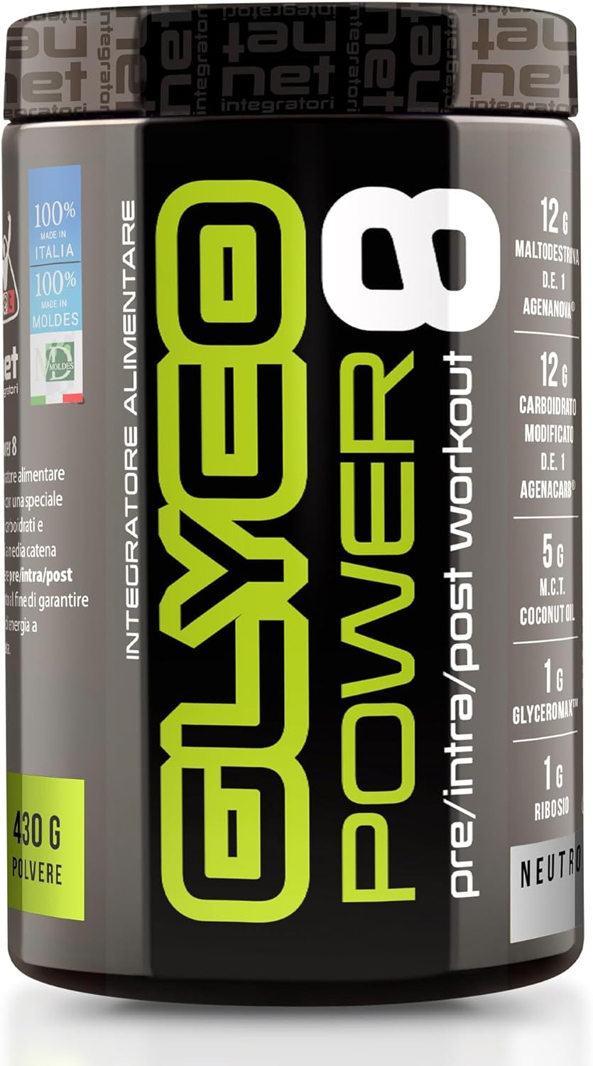 Integratori GLYCOPOWER 8-455G Di Carboidrati in Polvere - Massimizza La Resisten