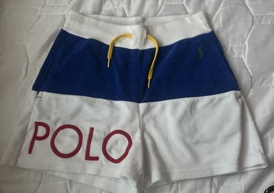 Polo Ralph Lauren Drawstring Terry Frottee Shorts Bermuda Pants XS