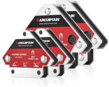 ARCCAPTAIN Welding Magnets 25LB&55LB 4Pcs Welding Magnet Set, Magnetic