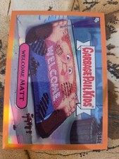 2023 Topps Chrome Garbage Pail Kids WELCOME MATT Orange /75 Series 6 - #244a