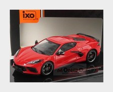 1:43 IXO Chevrolet Corvette C8 Stingray Coupe 2020 Red MOC303 Model