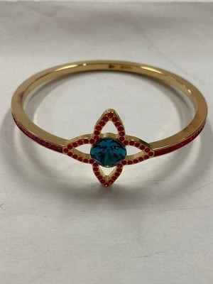 Louis Vuitton Bague Eye Candy Armreif Armband Mehrfarbig Gold M66333 Authentisch