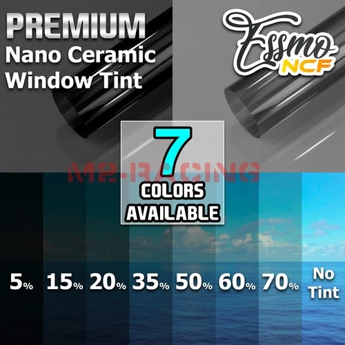 ESSMO Nano Ceramic Window Tint Film VLT UV Car Home Office Roll Heat Protection