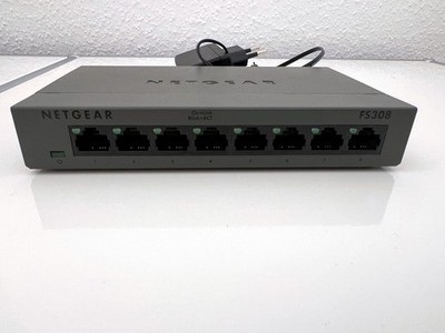 Netgear FS308 v2 8-Port Fast Ethernet Switch 100 Mbit/s RJ-45