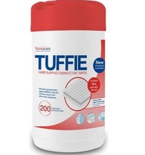 Vernacare Tuffie Hard Surface Disinfectant Wipes Pack Of 200